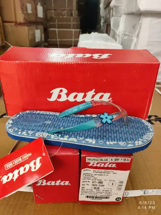Bata havai box packing standard 60 pair parking  uploaded by business on 6/28/2023