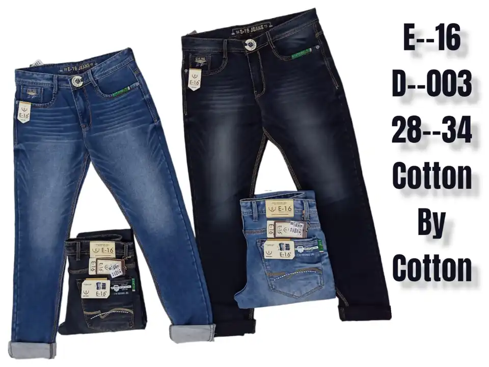 Denim jeans  size.28to40three colours  uploaded by Caprichos garments on 6/28/2023