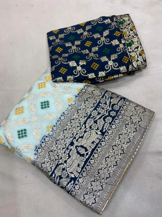 Dola silk fabric  uploaded by Shree balaji creation on 6/28/2023