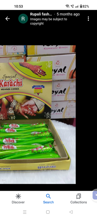Karachi mehndi cone uploaded by Paras NX on 6/28/2023
