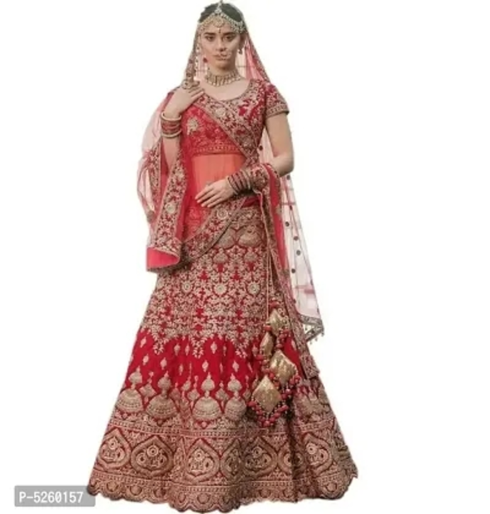 Trendy Attractive Velvet Embroidered Semi Stitched Lehenga Chole  uploaded by I. R. FASHION on 6/28/2023