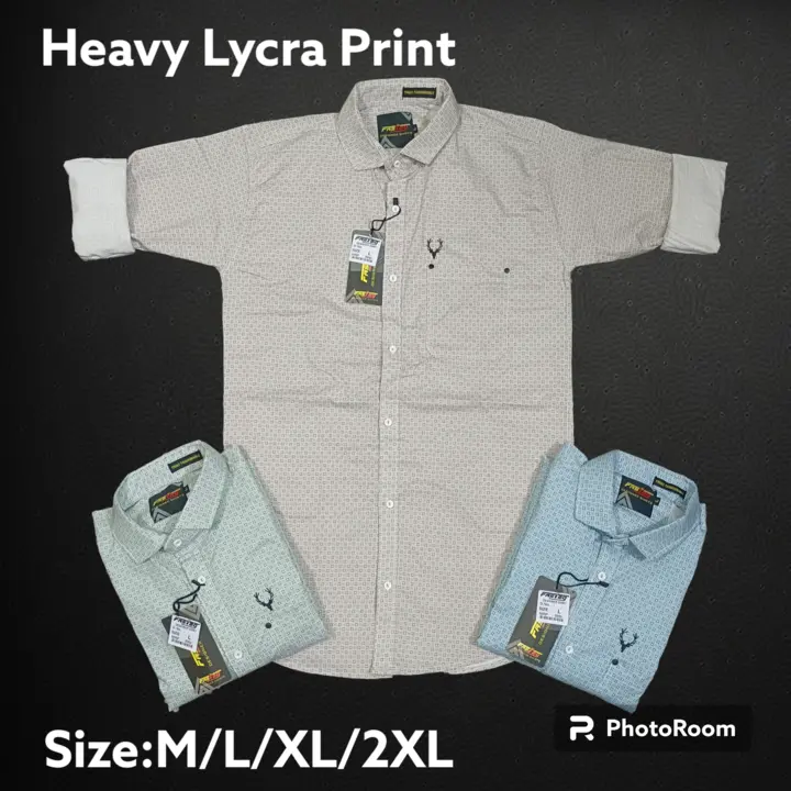 HEAVY LYCRA PRINT  uploaded by Shirt Manufacturer  on 6/28/2023