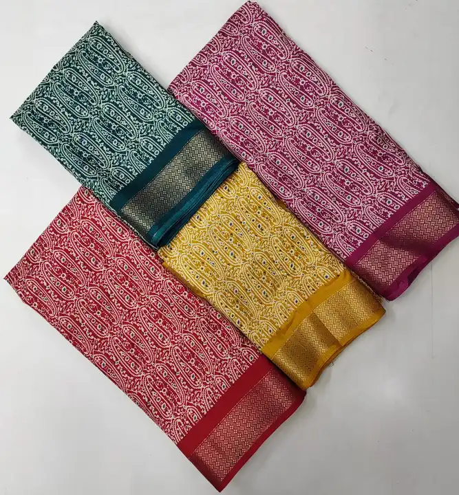 Dola silk weaving boder  uploaded by DEVSHREE SAREE  on 6/28/2023