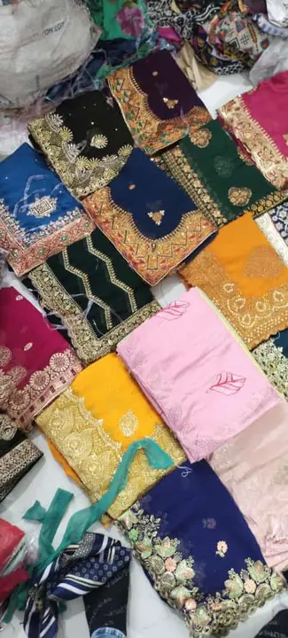 Saree mic work uploaded by business on 6/28/2023