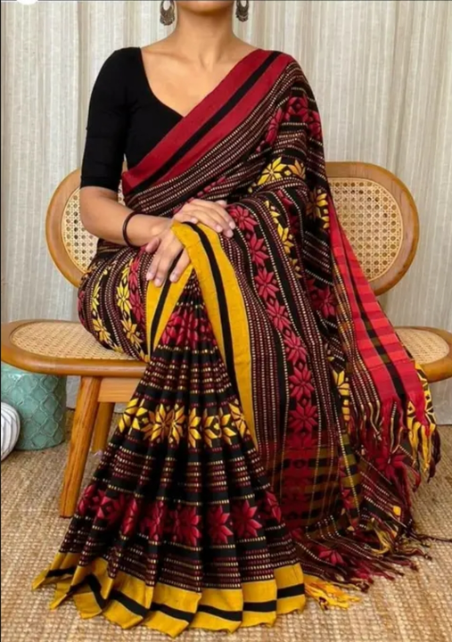 Handloom  star saree  uploaded by Matri Saree Center on 2/26/2023