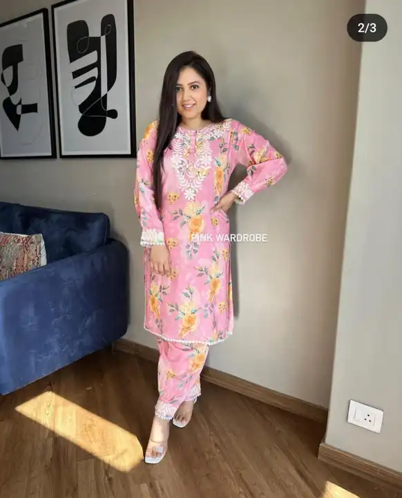 _*Summer trending in flora and more flora*_
 🦋 🦋

 🌼 Pure soft digital print muslin kurtis with p uploaded by Mahipal Singh on 6/28/2023