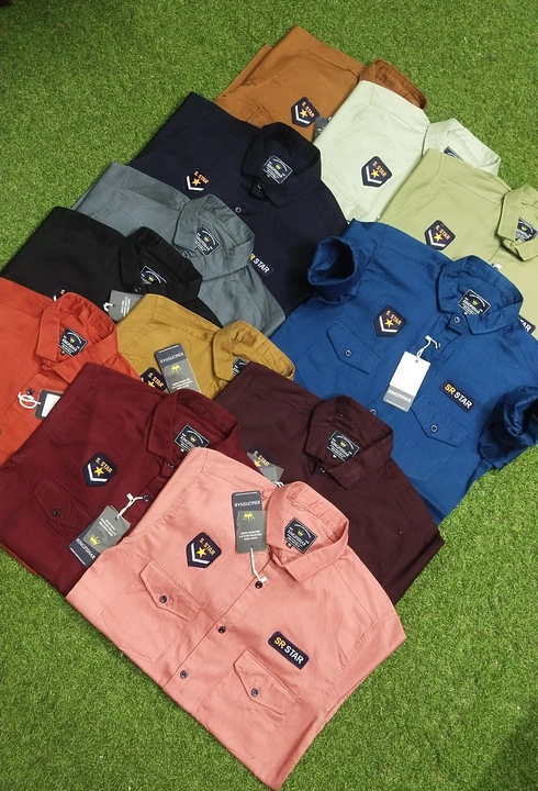 Cargo shirts m l XL  uploaded by Ahmedabad store on 6/28/2023