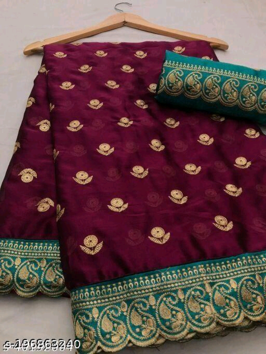 Women's party wear saree  uploaded by Clothes, jwellery collection  on 6/28/2023