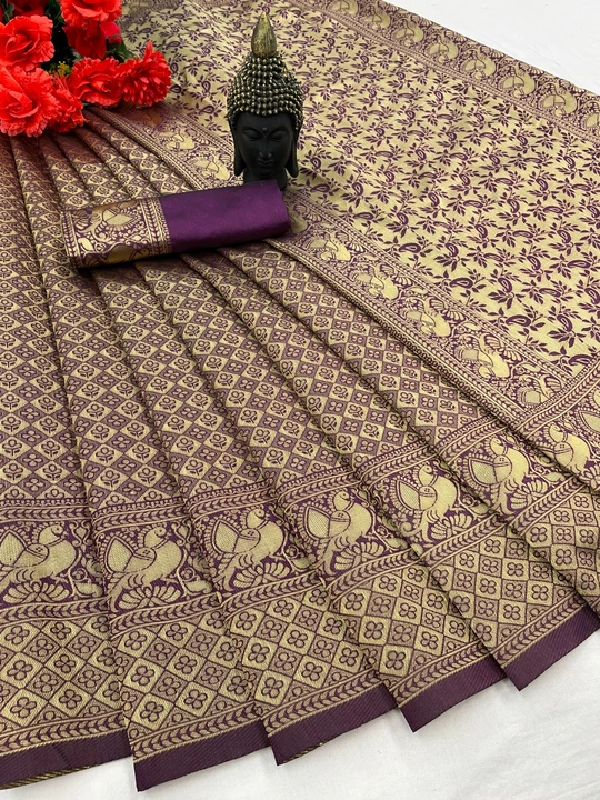 Silk Saree uploaded by Anmazing Factory on 6/28/2023
