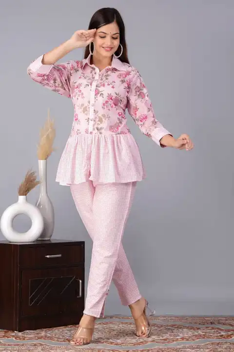 *_💕💝🦋🥰 look  stylish and walk in comfort with our new co-ord set perfect for your wardrobe ☺️ 🫶 uploaded by Mahipal Singh on 6/28/2023