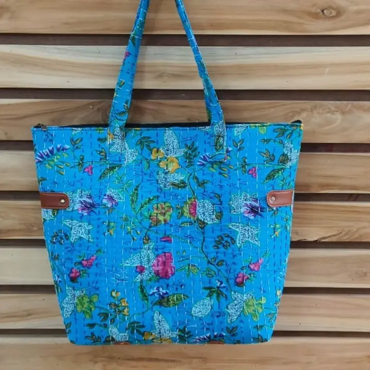 Kantha tote bag uploaded by Mankha exports  on 6/28/2023