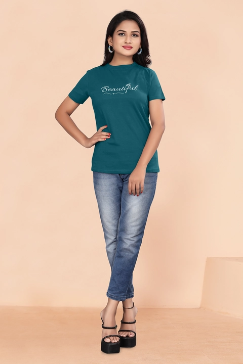 Womens pure cotton tshirt  uploaded by business on 6/28/2023