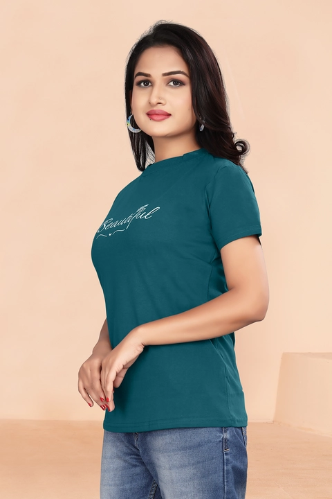 Womens pure cotton tshirt  uploaded by CRYSTON INDIA on 6/28/2023