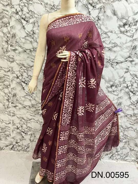 KOTA STPLE BATIK SAREE  uploaded by S.N.COLLECTIONS  on 6/28/2023
