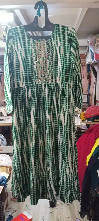 Kurti  nyra cut uploaded by S. S. Selection on 6/28/2023