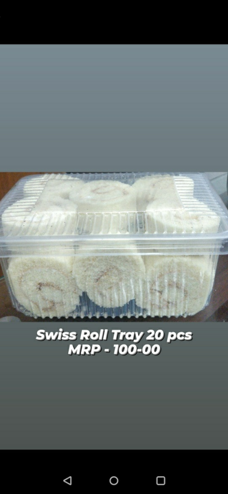 Swiss Roll tray 20pcs  uploaded by business on 6/28/2023