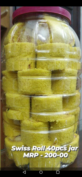 Swiss Roll Jar 40pcs  uploaded by Grand Bakery Products on 6/28/2023
