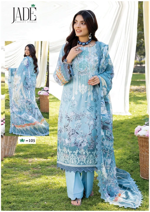 Cotton dress material uploaded by Mahi ladies wear center on 6/28/2023