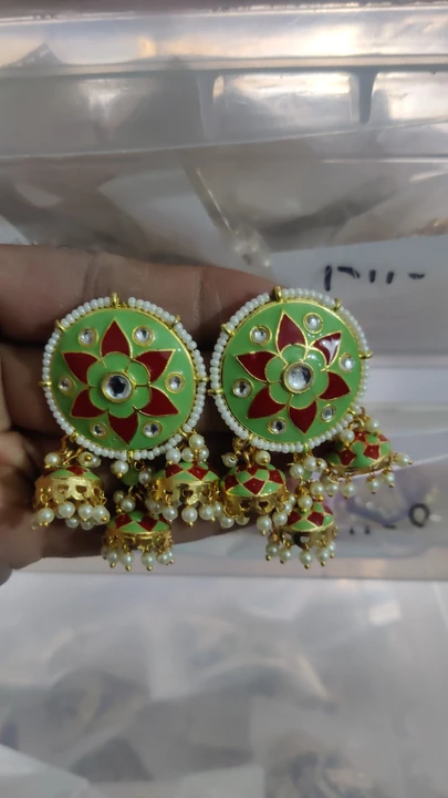 Meena earrings  uploaded by Meena art on 6/28/2023