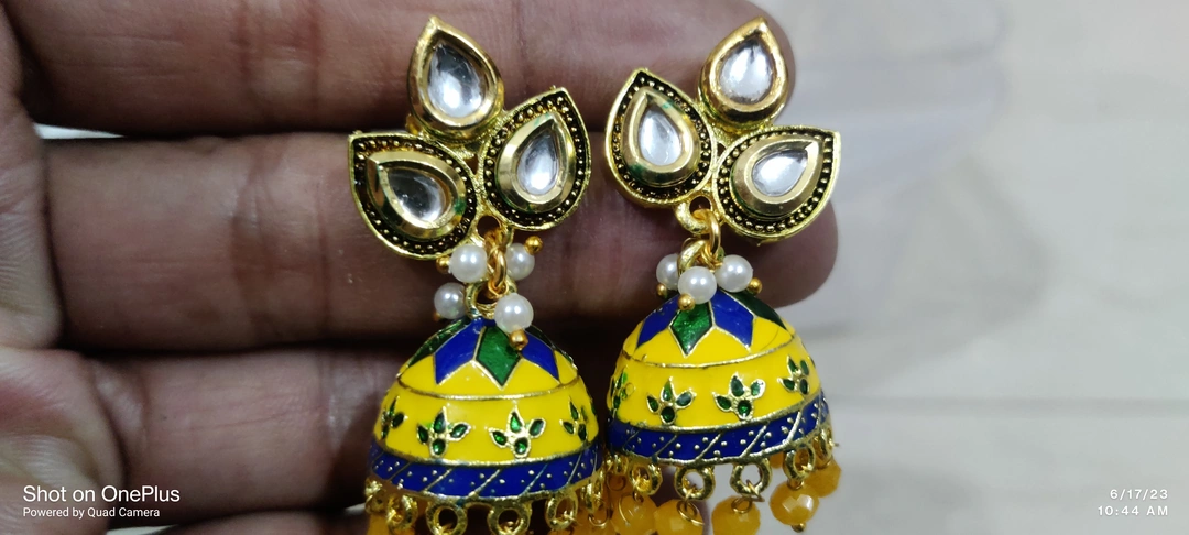 Meena earrings  uploaded by Meena art on 6/28/2023