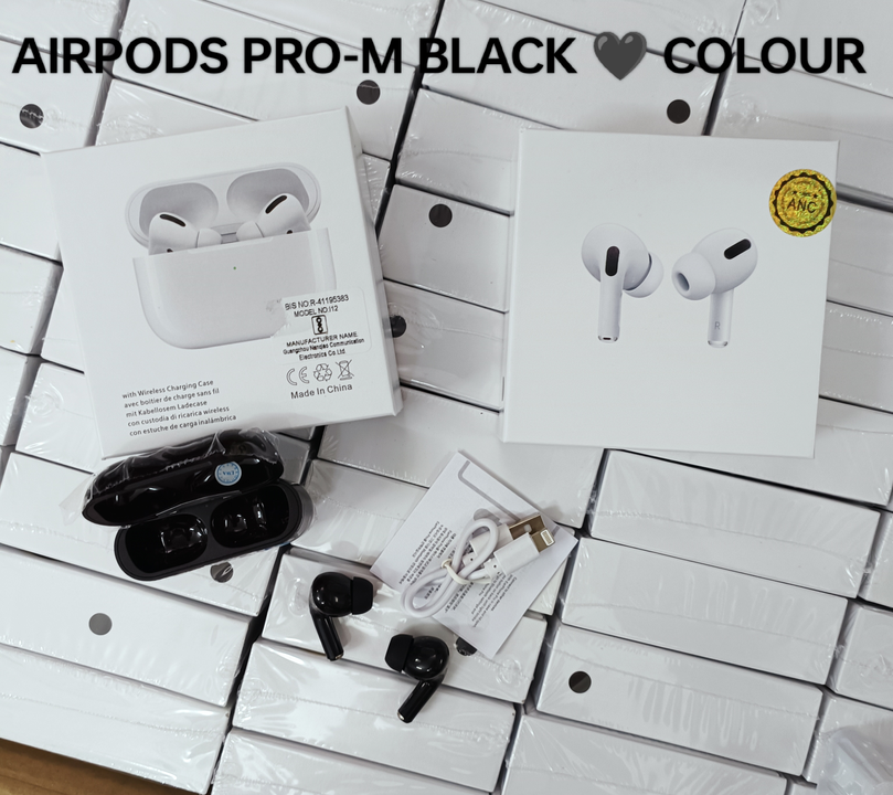 Airbuds Pro M Black 🖤 Colour 💥 uploaded by Bluehue Company Ahmedabad on 6/28/2023