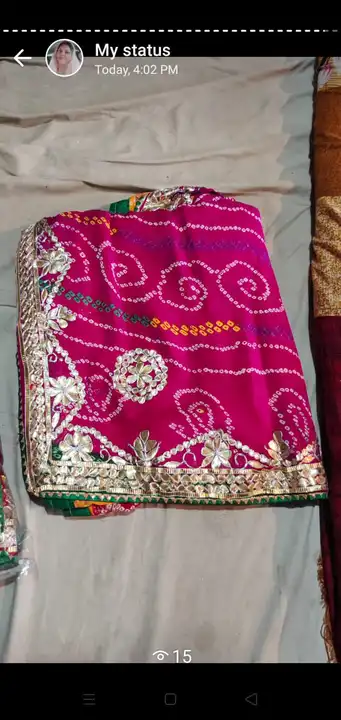 chunri ki sarees  uploaded by Aradhya shop on 6/28/2023