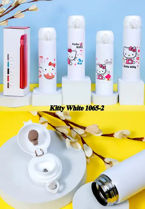 Kitty White 1065-2 Water Bottle vacuum Flask  uploaded by business on 6/28/2023