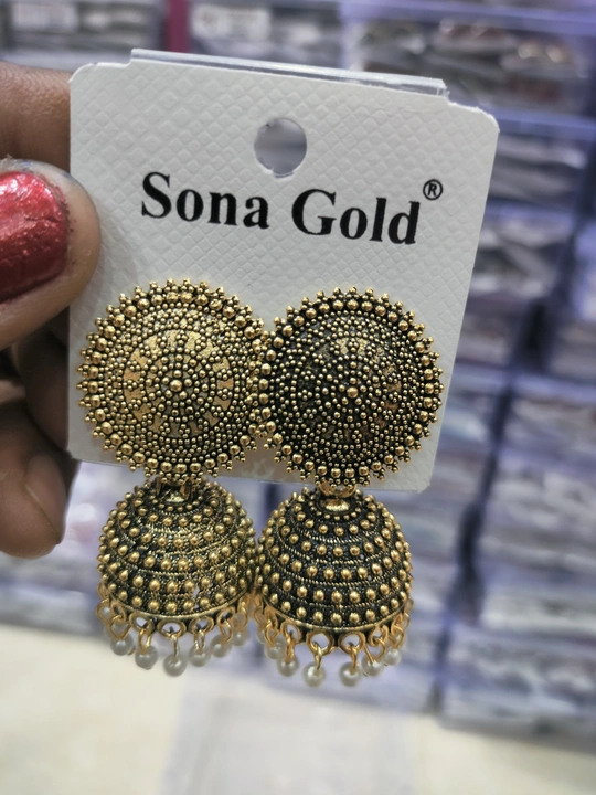 Jhumka earring uploaded by Real Paras NX on 6/29/2023