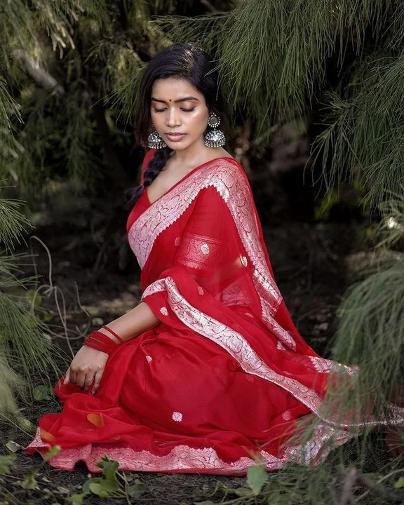 Rich pallu With Allover Butti Design saree  uploaded by DHANANJAY CREATION  on 6/29/2023