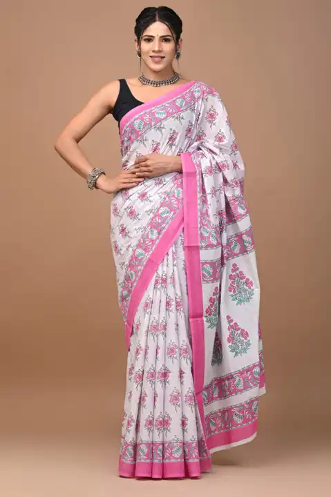 New collection of cotton saree

Cotton mulmul
Soft pure cotton mulmul *Hand* block printed saree wit uploaded by Aanvi fab on 6/29/2023