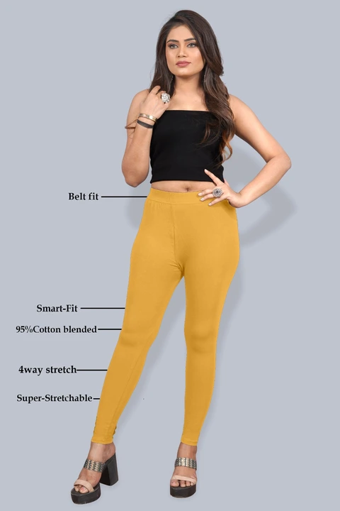 COTTON 4WAY LEGGINGS BCOTTON 4WAY LEGGINGS BIOWASH uploaded by ANSH MANUFACTURERS on 6/29/2023