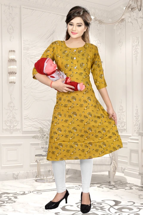 Mother kurti for Mother kurti for Feeding Baby-401 uploaded by ANSH MANUFACTURERS on 6/29/2023