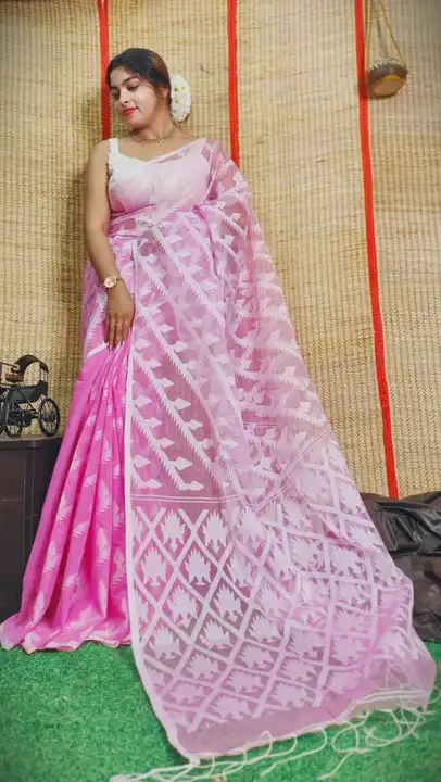 Soft Jamdani saree  uploaded by Pinki saree palace on 6/29/2023