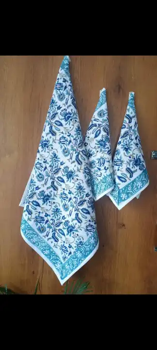 Hand block print towels  uploaded by NEHA Creation on 6/29/2023