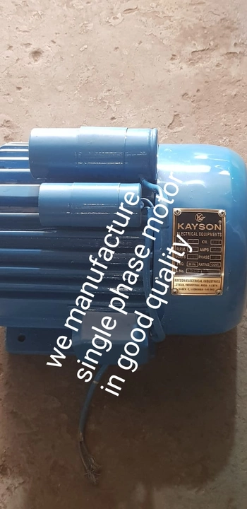 Post image We are manufacturer of single phase Electric motor with top most quality and we also repair EV motors and any kind of motors.