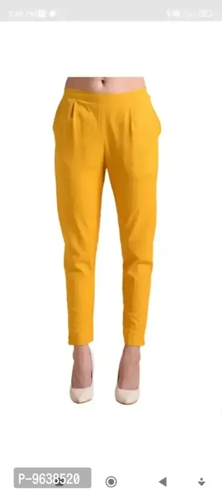 Regular Mustard color Trouser cotton blend uploaded by Prince Tiwari on 6/29/2023