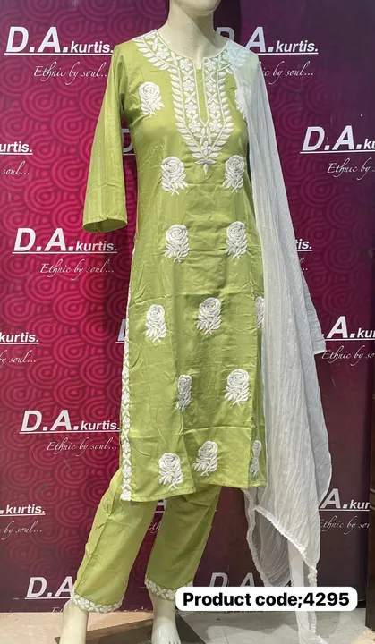 ₹799+shipping 
Kurti plzzo with duppta 
Fabric:reyon
Sizes:38,40,42,44,46,48,50,52 uploaded by Wedding collection on 6/29/2023