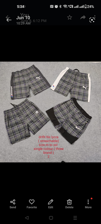 Branded mens  ns lycra shorts uploaded by Denim mart enterprise on 6/29/2023