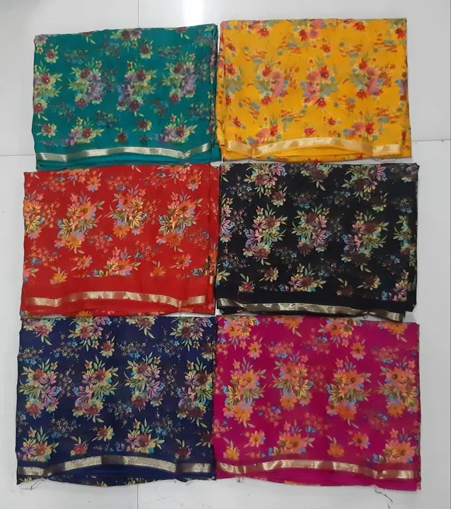 printed saree uploaded by Gurukrupa saree on 6/29/2023