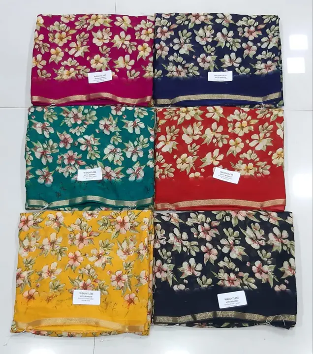 printed saree uploaded by Gurukrupa saree on 6/29/2023