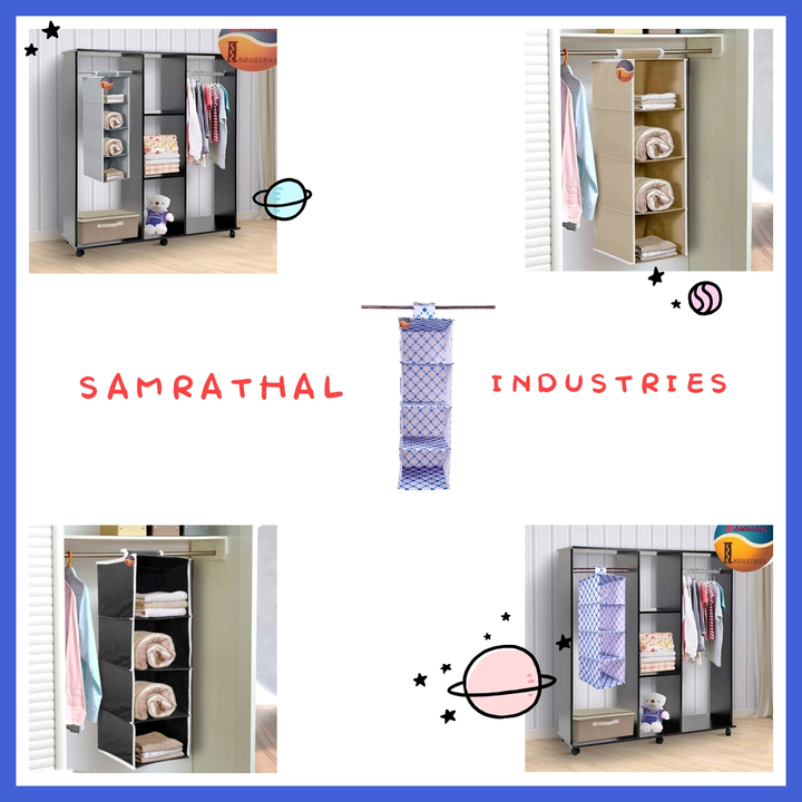 SamraThal IndusTries 4 self closet hanging organizer  uploaded by SAMRATHAL INDUSTRIES on 6/29/2023