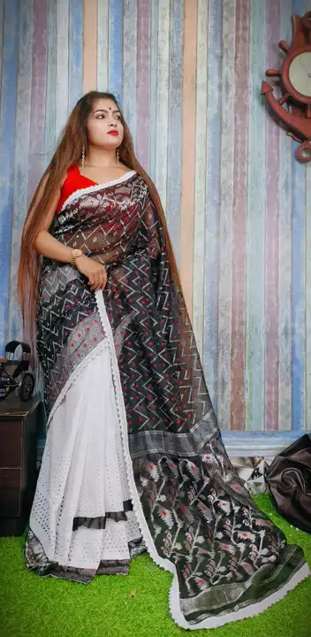 Full All over saree uploaded by Das textile on 6/29/2023