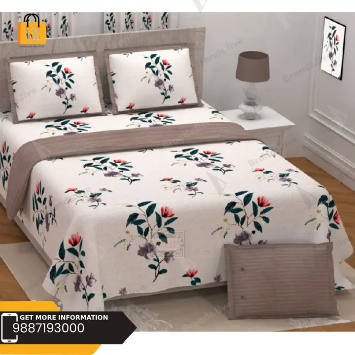 YouTube 

Bedsheet Adda Queen and King Size Jaipuri Printed Double Bedsheet with 2Pillow cover -701 uploaded by Bedsheet Adda on 6/29/2023