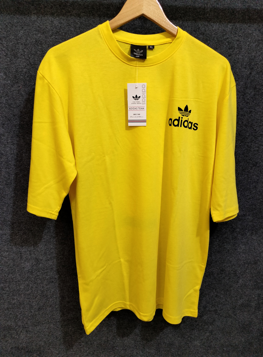 Adidas tshirt yellow  uploaded by business on 6/29/2023