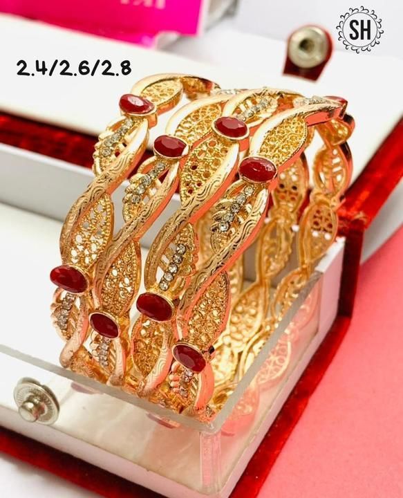 Bangles stoned uploaded by Vihan collections  on 3/15/2021