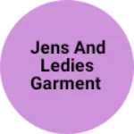 Business logo of Jens and ledies garment