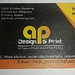 Business logo of Ap design and print