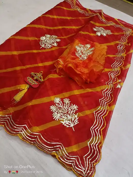 🙏JAI SHREE SHYAM JI🙏
*new Lunching*
🦚🌹🌴🙏🌴🌹🦚🙏🌴🌹
🦚 *Pure orgenza lahriya fabric saree*
🦚 uploaded by Gota Patti manufacturing on 6/29/2023