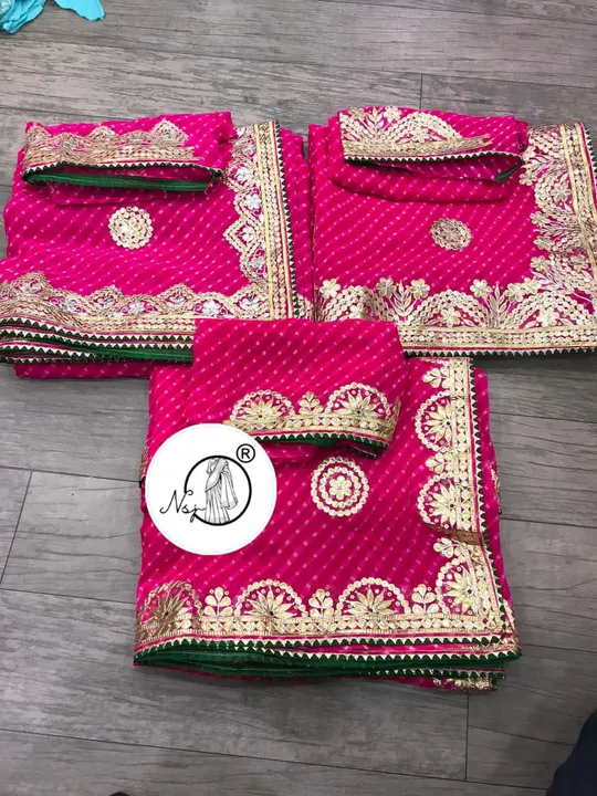 presents A beautiful most popular mothrra and multy lehriya saree

😍sawan Special deal 🥰

👉keep s uploaded by Gotapatti manufacturer on 6/30/2023