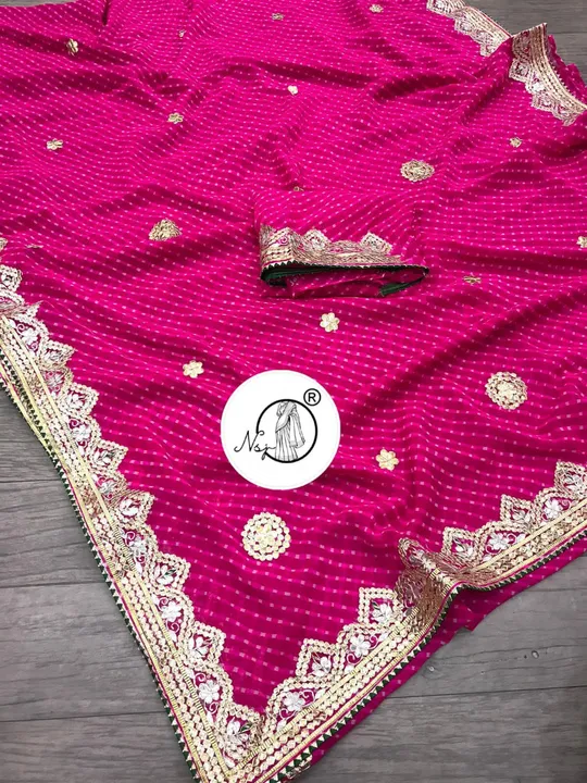 presents A beautiful most popular mothrra and multy lehriya saree

😍sawan Special deal 🥰

👉keep s uploaded by Gotapatti manufacturer on 6/30/2023